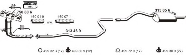 ERNST 031185 Exhaust System